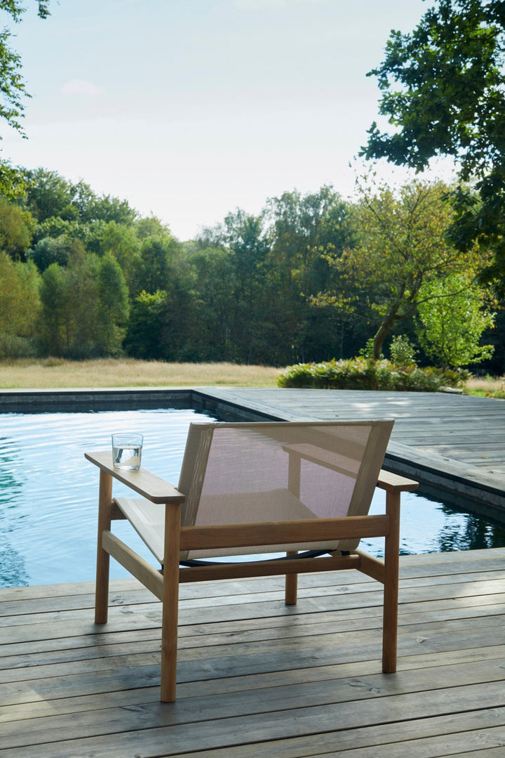 Pelagus Lounge Chair - Skagerak by Fritz Hansen - Outdoor Furniture - Add Cushion - HORNE