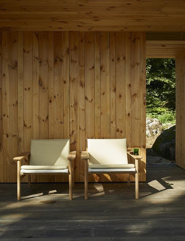 Pelagus Lounge Chair Cushion - Skagerak by Fritz Hansen - Outdoor Furniture - Honey Yellow - HORNE