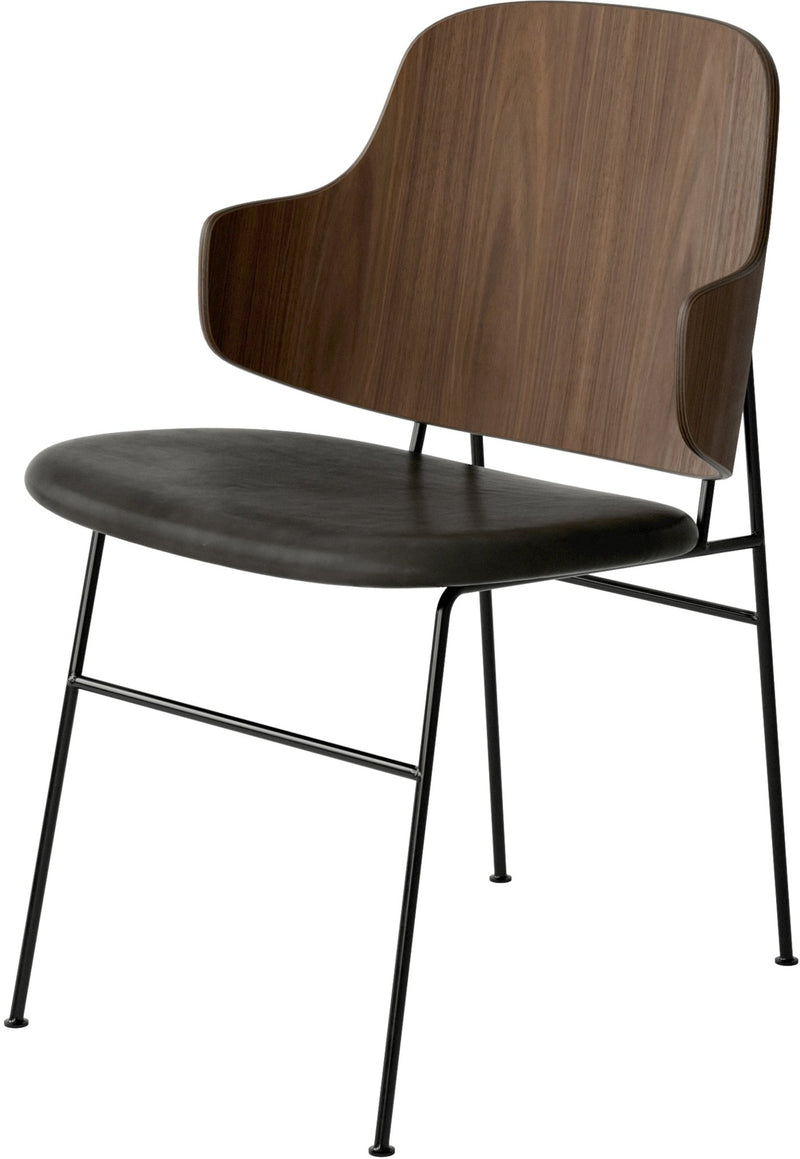 Penguin Dining Chair - Audo Copenhagen - Chairs - Walnut - Dakar 0250 - HORNE