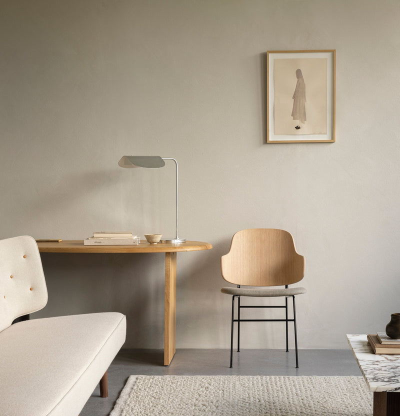 Penguin Dining Chair - Audo Copenhagen - Chairs - Walnut - Dakar 0250 - HORNE