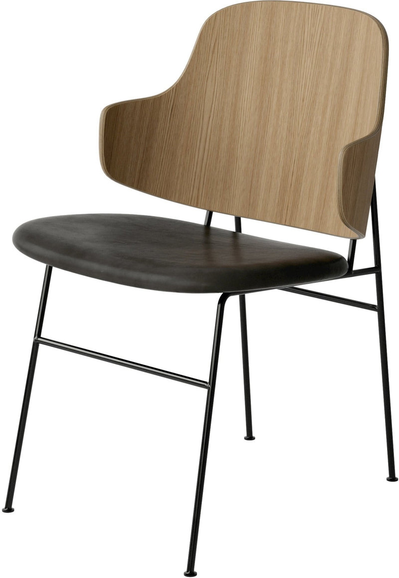 Penguin Dining Chair - Audo Copenhagen - Chairs - Walnut - Dakar 0250 - HORNE