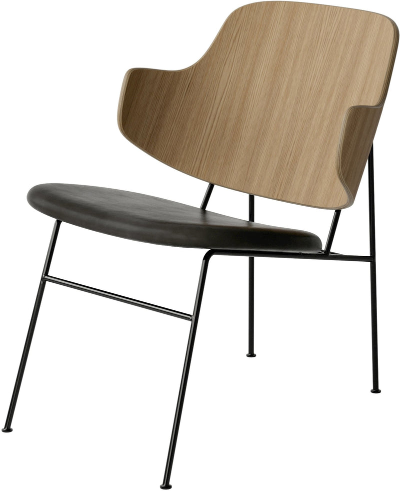 Penguin Lounge Chair - Audo Copenhagen - Chairs - Walnut - Dakar 0250 - HORNE