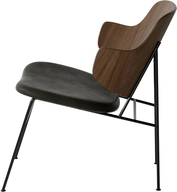 Penguin Lounge Chair - Audo Copenhagen - Chairs - Walnut - Dakar 0842 - HORNE