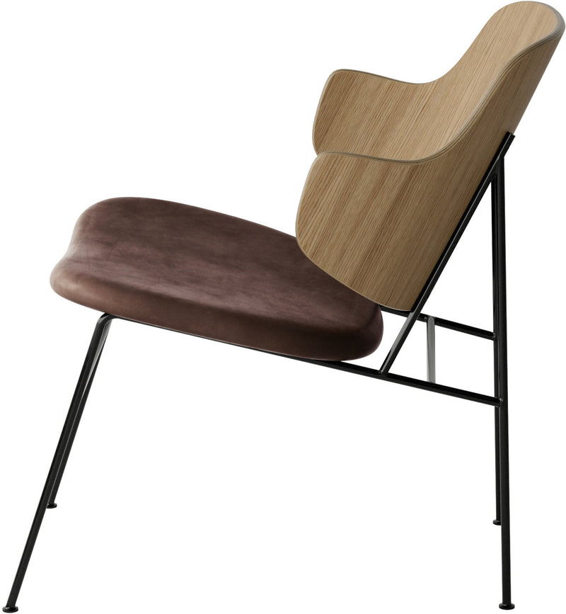 Penguin Lounge Chair - Audo Copenhagen - Chairs - Walnut - Dakar 0250 - HORNE