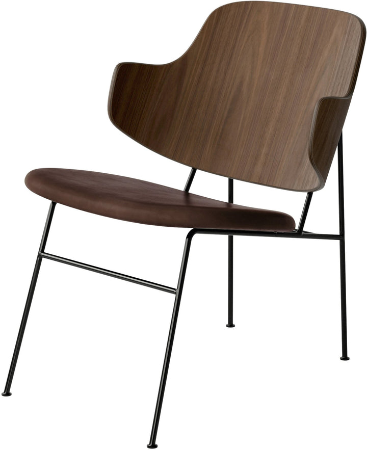Penguin Lounge Chair - Audo Copenhagen - Chairs - Walnut - Dakar 0329 - HORNE