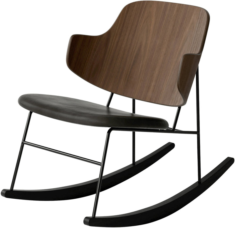 Penguin Rocking Chair - Audo Copenhagen - Chairs - Walnut - Dakar 0842 - HORNE