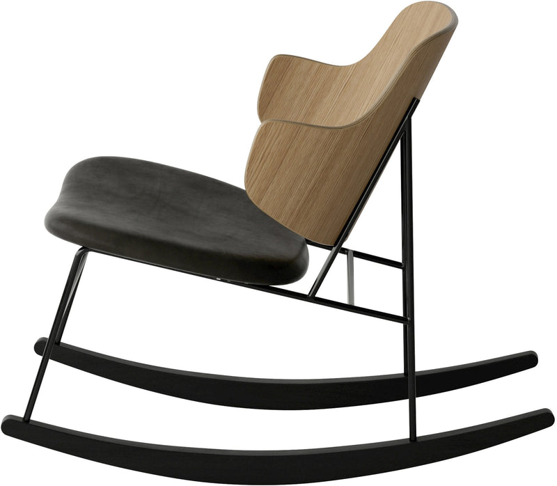 Penguin Rocking Chair - Audo Copenhagen - Chairs - Walnut - Dakar 0842 - HORNE