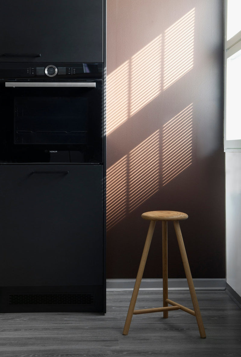 Perch Bar Stool - Nikari - Stools + Benches + Ottomans - Natural Oiled Oak - HORNE