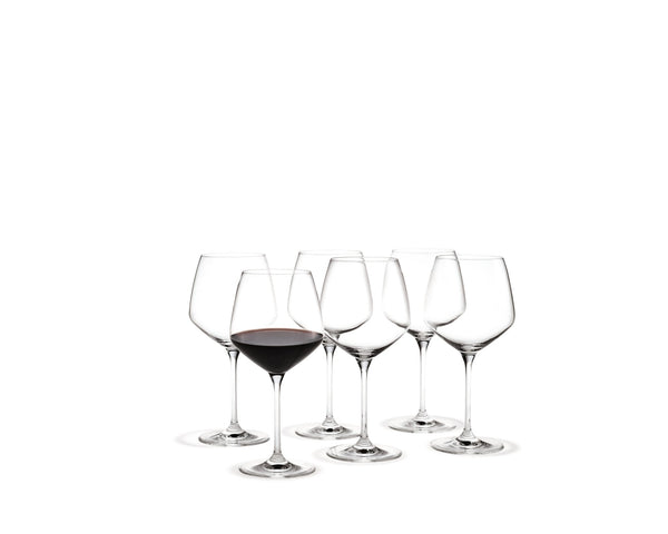 Perfection Burgundy Glass - Set of 6 - Holmegaard - Wine + Champagne Glasses - HORNE