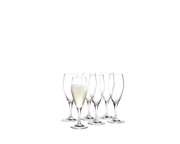 Perfection Champagne Glass - Set of 6 - Holmegaard - Wine + Champagne Glasses - HORNE
