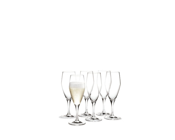 Perfection Champagne Glass - Set of 6 - Holmegaard - Wine + Champagne Glasses - HORNE