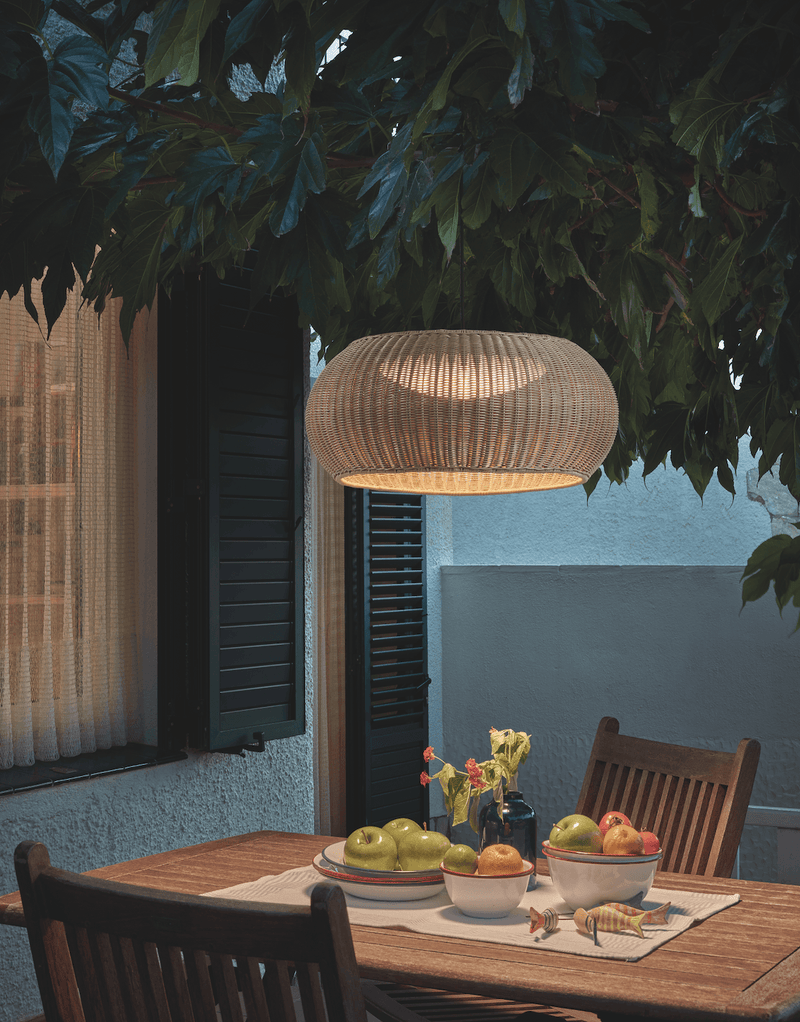 Perris S/47 LED Dimmable Pendant - Bover - Outdoor Lights - Beige - HORNE