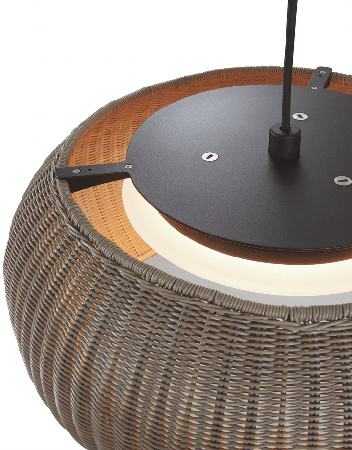 Perris S/47 LED Dimmable Pendant - Bover - Outdoor Lights - Brown - HORNE