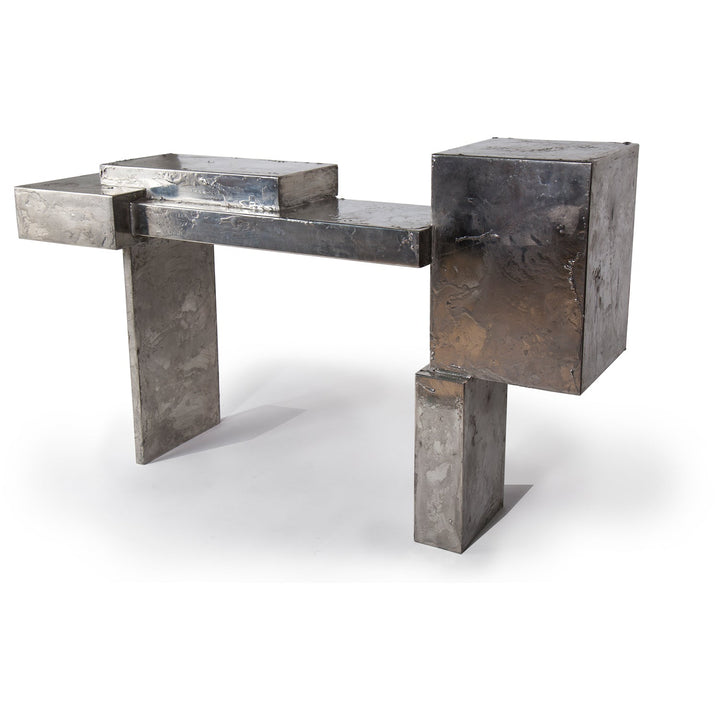 Pewter Console Table