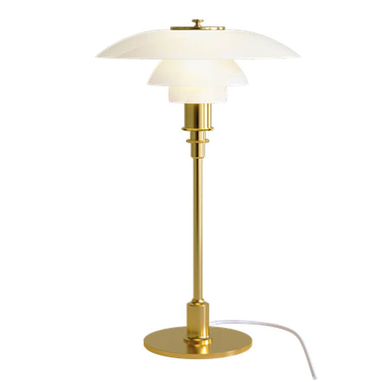 PH 3/2 Glass Table Lamp - Louis Poulsen - Table + Task - Chrome - HORNE
