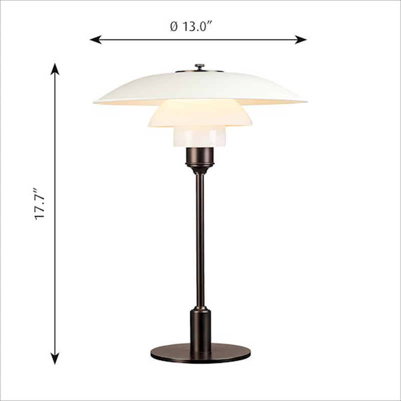 PH 3.5 - 2.5 Aluminum Table Lamp - Louis Poulsen - Table + Task - Green - HORNE