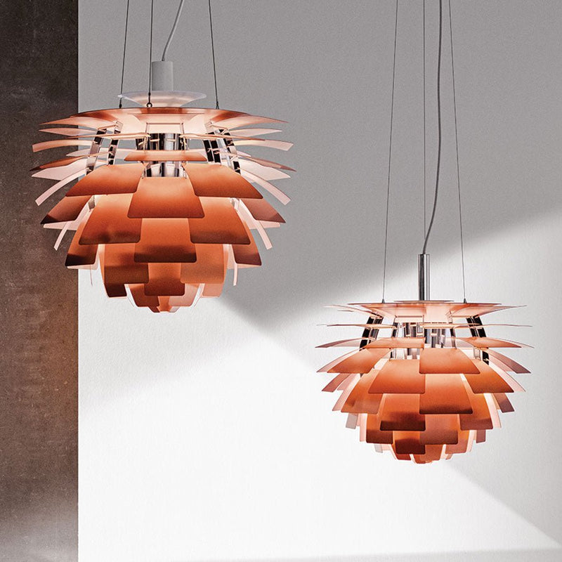 PH Artichoke Pendant - Copper/Rose - Louis Poulsen - Pendants - Small - HORNE