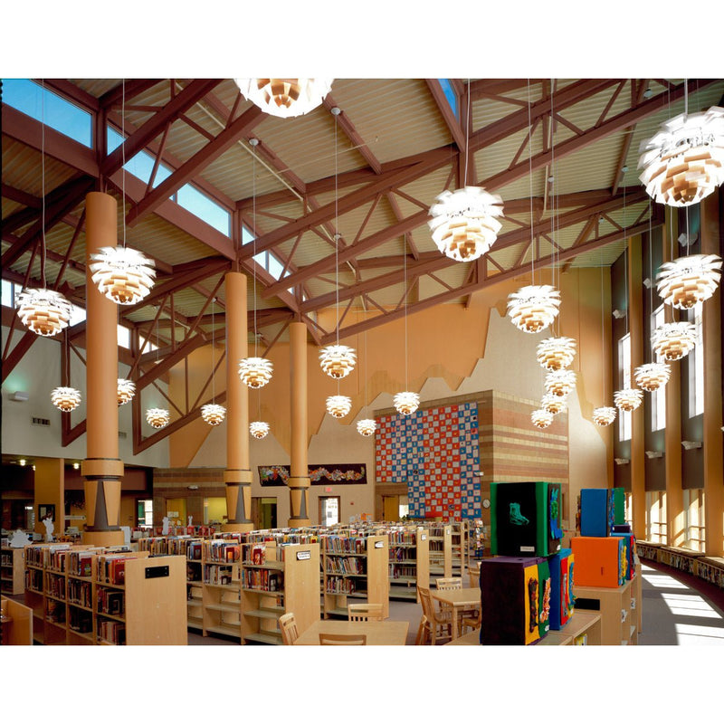 PH Artichoke Pendant - White Gloss