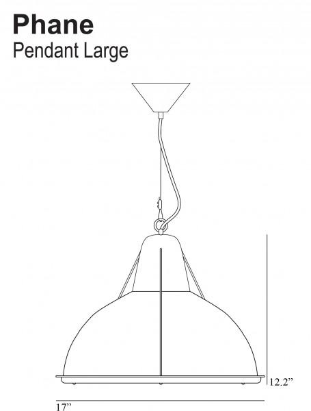 Phane Pendant Large - Original BTC - Pendants - HORNE