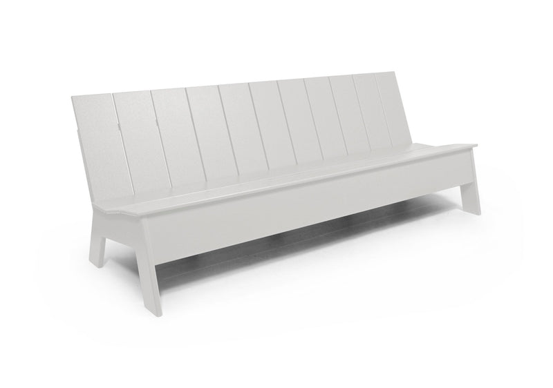 Picket 7' Bench - Low Back - Loll Designs - Outdoor Furniture - Black - HORNE