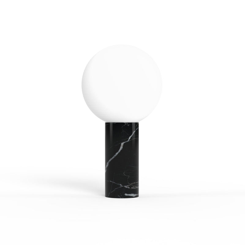 Pilar Table Lamp - Pablo Designs - Table + Task - Marquina Black - HORNE
