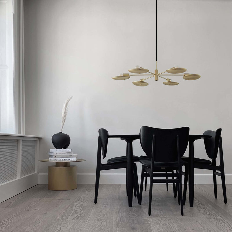 Pillar Coffee Table - 101Copenhagen - Tables - Low Table - Brass - HORNE