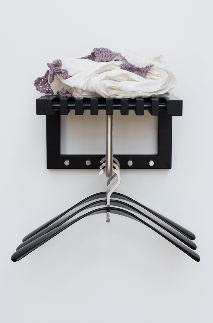 Pilot Coat Hanger - Skagerak by Fritz Hansen - Coat + Key Racks - Black Painted Oak - HORNE