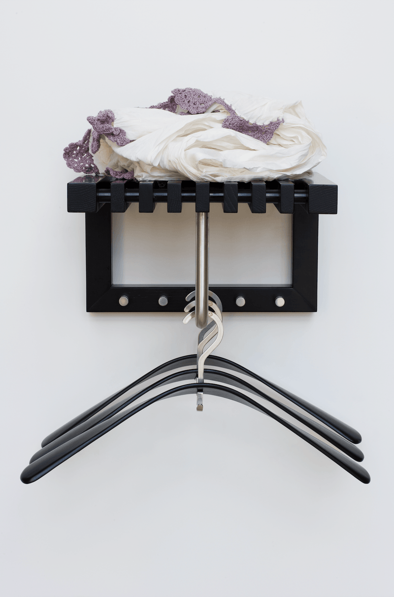 Pilot Coat Hanger - Skagerak by Fritz Hansen - Coat + Key Racks - Black Painted Oak - HORNE