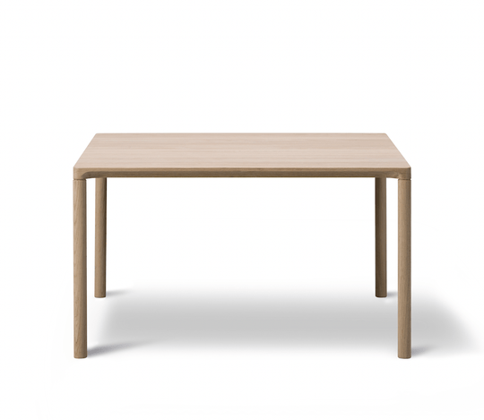 Piloti Coffee Table - Model 6720 - Fredericia - Tables - Short - 13.8" - Soaped Oak - HORNE