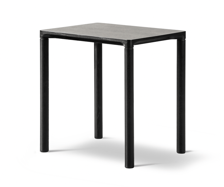 Piloti Side Table - Model 6700 - Fredericia - Tables - Short - Black Lacquered Oak - HORNE