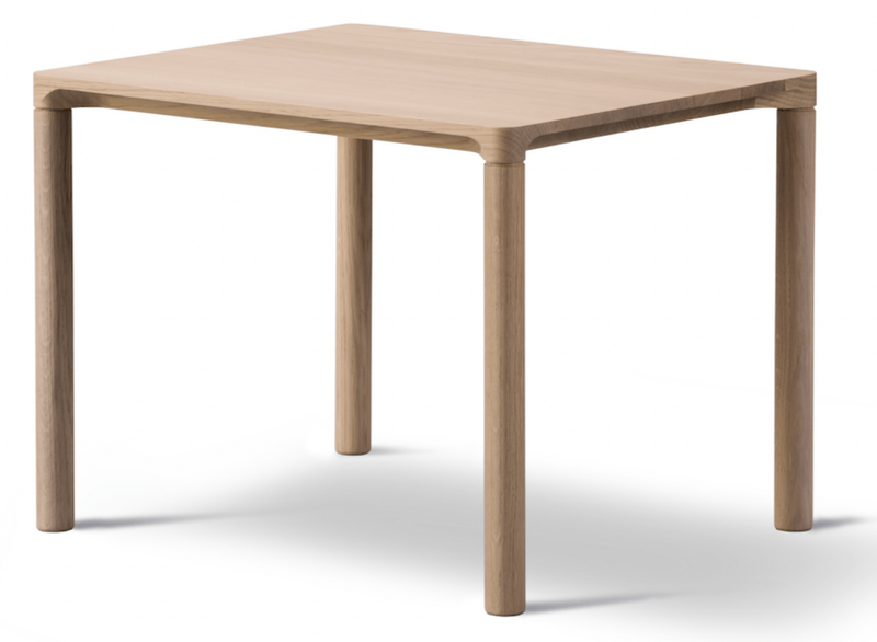 Piloti Side Table - Model 6705 - Fredericia - Tables - Short - Soaped Oak - HORNE