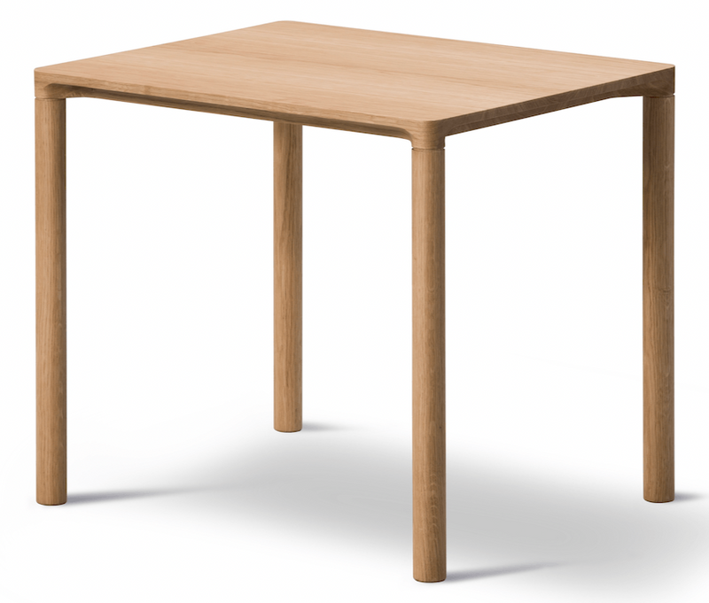 Piloti Side Table - Model 6705 - Fredericia - Tables - Short - Soaped Oak - HORNE
