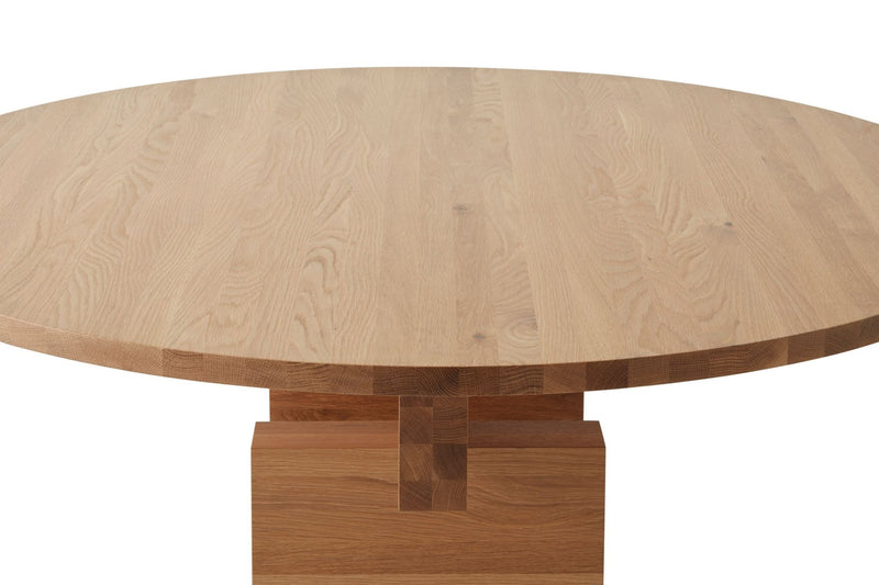 Plane Dining Table - Round - Resident - Tables - Small - Natural - HORNE