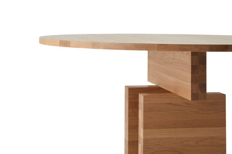 Plane Dining Table - Round - Resident - Tables - Small - Natural - HORNE