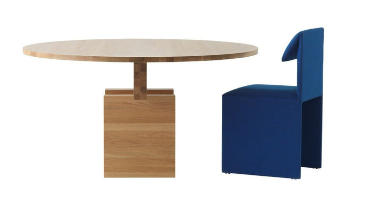 Plane Dining Table - Round - Resident - Tables - Small - Natural - HORNE