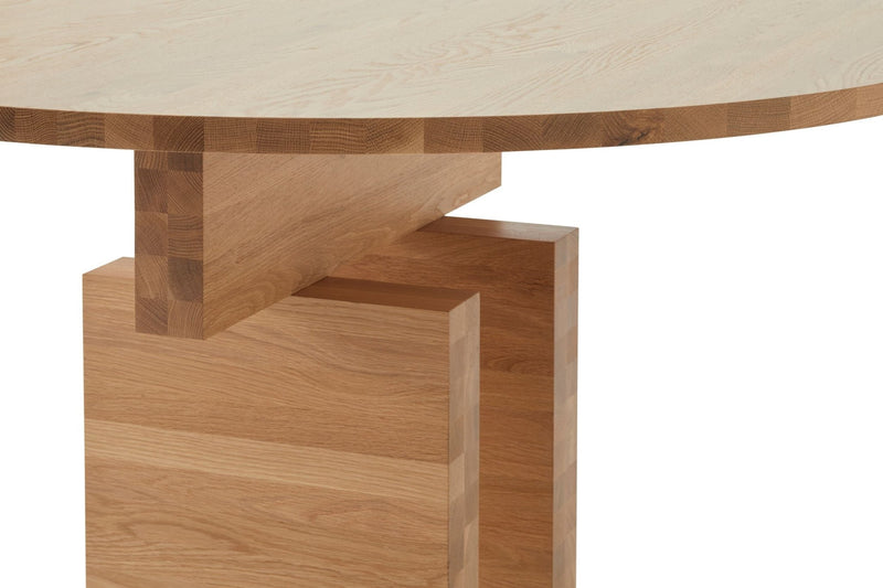 Plane Dining Table - Round - Resident - Tables - Small - Natural - HORNE