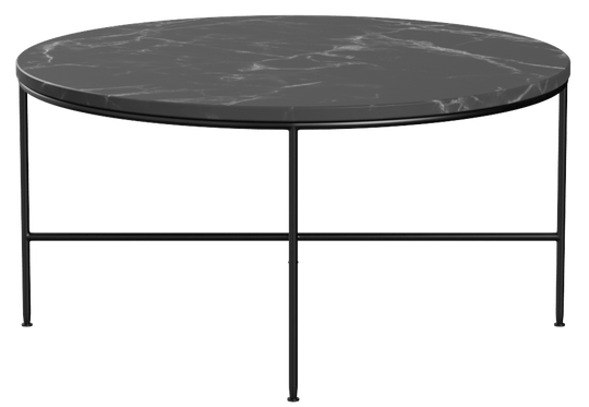 Planner™ Round Coffee Table - Fritz Hansen - Coffee Tables - Charcoal - HORNE