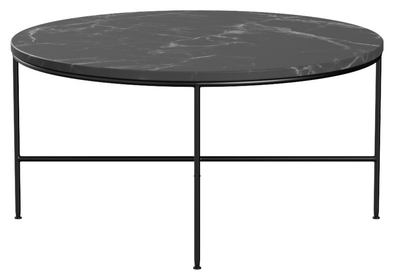 Planner™ Round Coffee Table - Fritz Hansen - Coffee Tables - Charcoal - HORNE