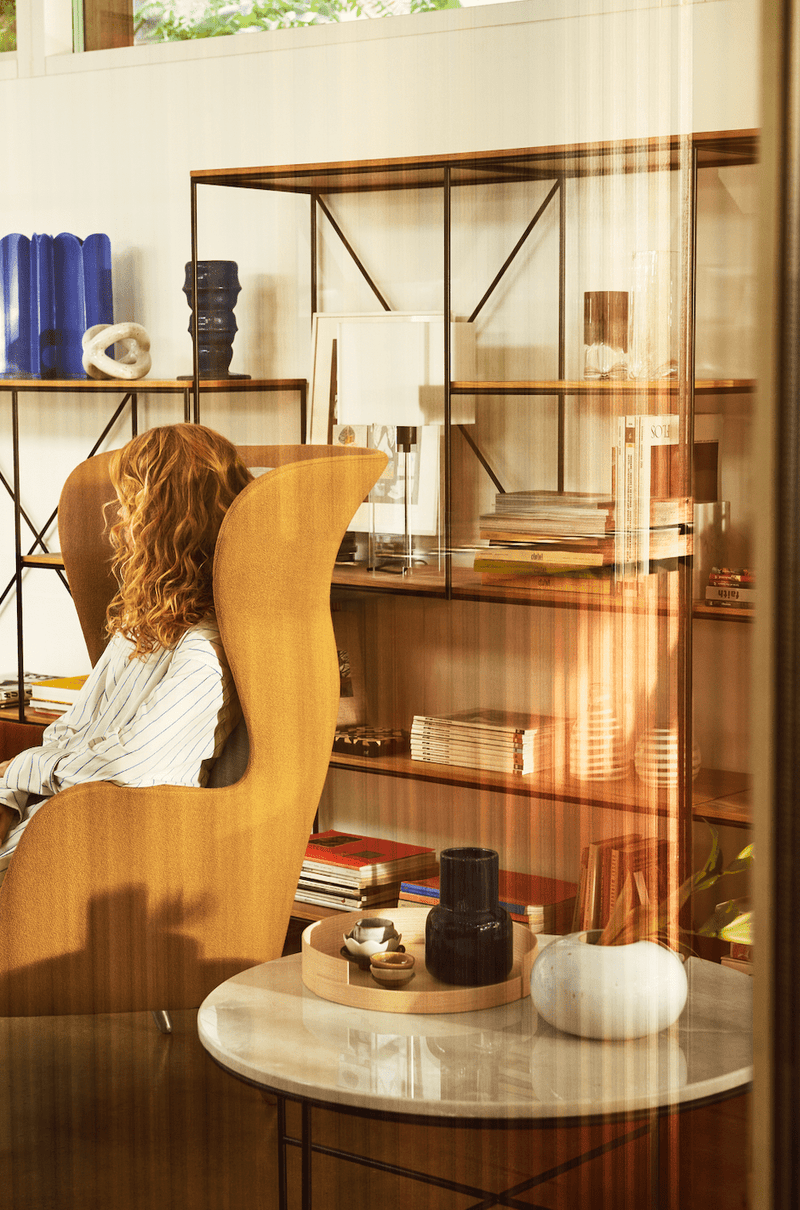 Planner™ Round Coffee Table - Fritz Hansen - Coffee Tables - Charcoal - HORNE