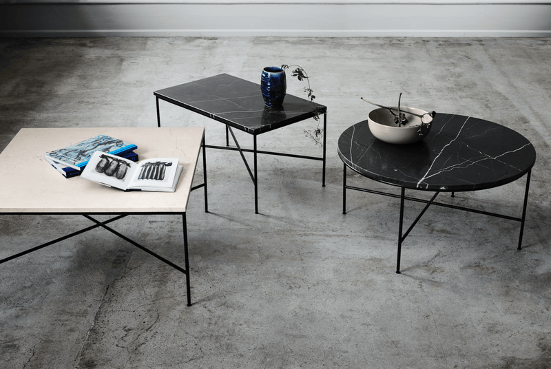 Planner™ Round Coffee Table - Fritz Hansen - Coffee Tables - Charcoal - HORNE