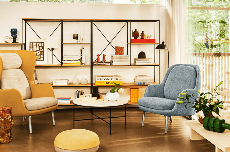 Planner™ Round Coffee Table - Fritz Hansen - Coffee Tables - Charcoal - HORNE