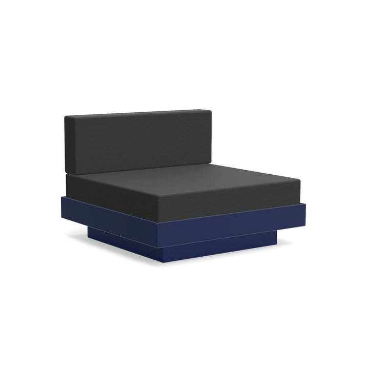 Platform One Lounge - Loll Designs - Outdoor Furniture - Navy Blue - Charcoal - HORNE