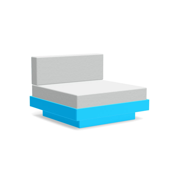 Platform One Lounge - Loll Designs - Outdoor Furniture - Sky Blue - Silver - HORNE