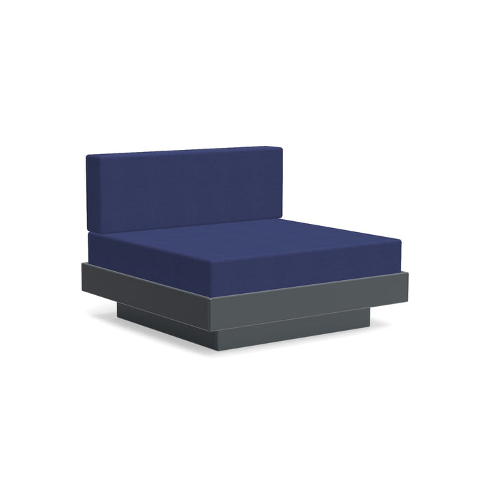 Platform One Lounge - Loll Designs - Outdoor Furniture - Charcoal Grey - Navy - HORNE