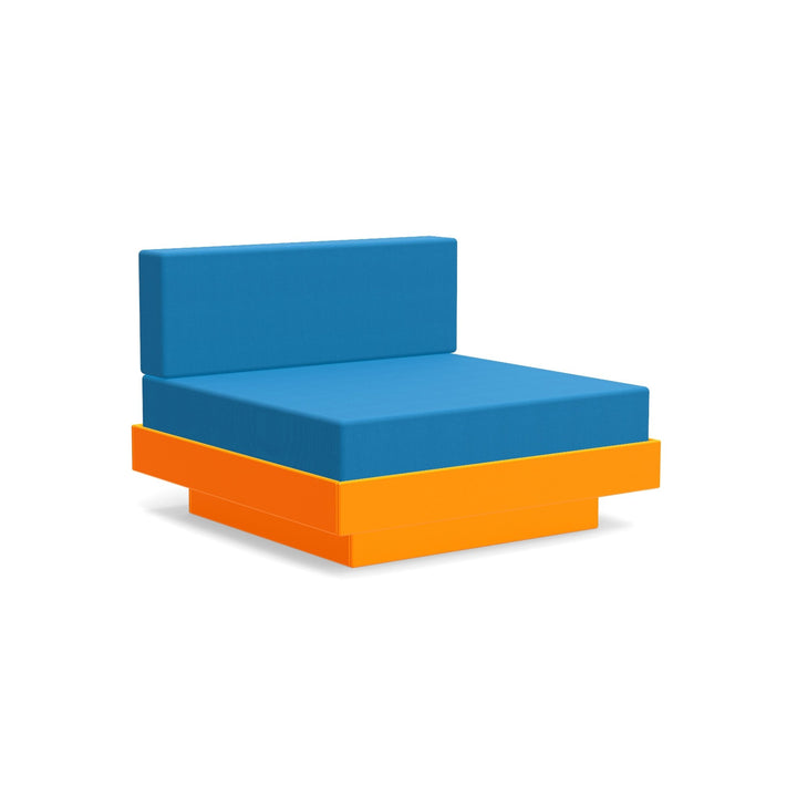 Platform One Lounge - Loll Designs - Outdoor Furniture - Sunset Orange - Regatta - HORNE