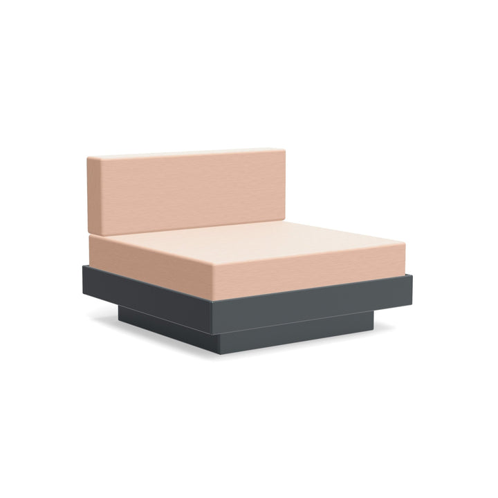 Platform One Lounge - Loll Designs - Outdoor Furniture - Charcoal Grey - Petal - HORNE