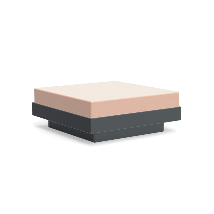 Platform One Ottoman - Loll Designs - Stools + Benches + Ottomans - Charcoal Grey - Petal - HORNE