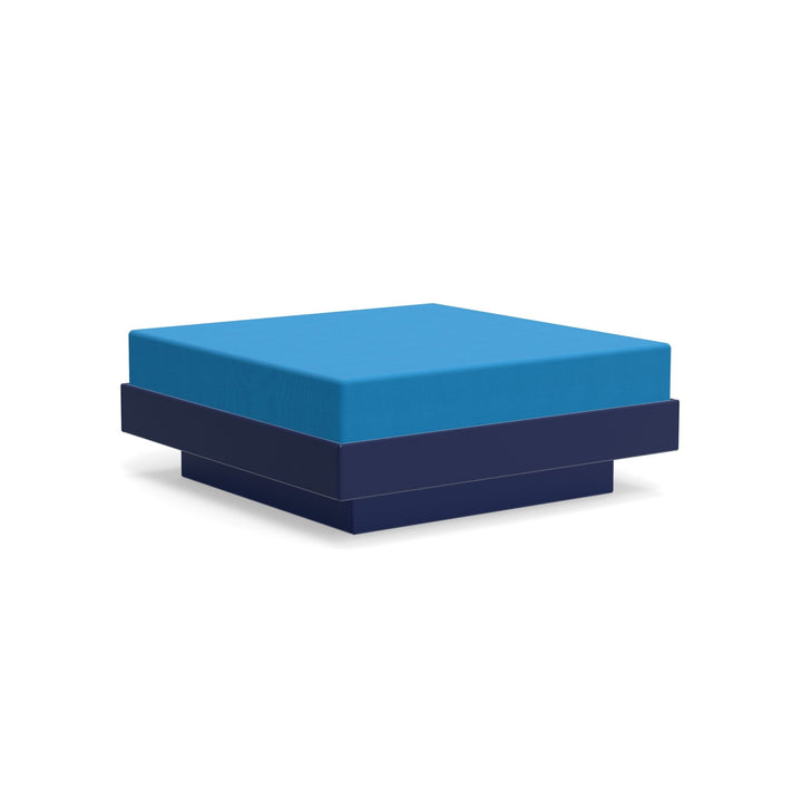 Platform One Ottoman - Loll Designs - Stools + Benches + Ottomans - Navy Blue - Regatta - HORNE