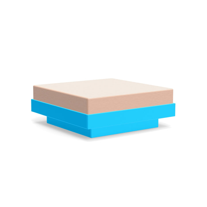 Platform One Ottoman - Loll Designs - Stools + Benches + Ottomans - Sky Blue - Petal - HORNE