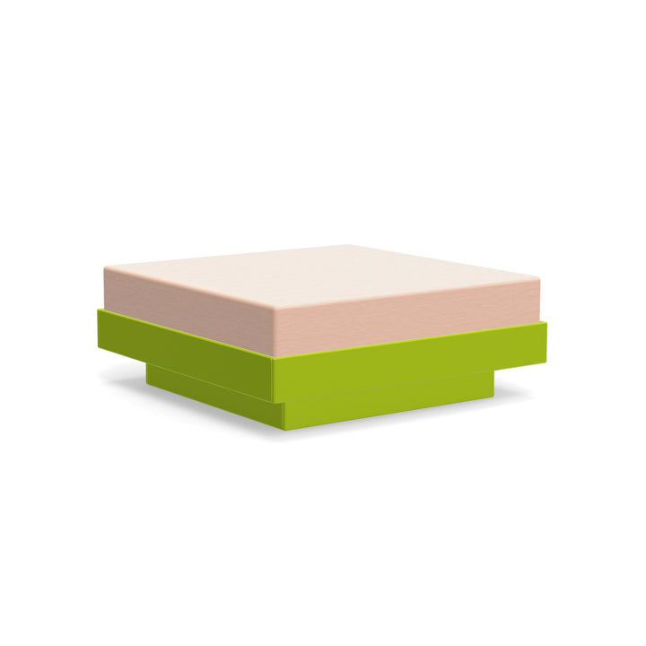 Platform One Ottoman - Loll Designs - Stools + Benches + Ottomans - Leaf Green - Petal - HORNE